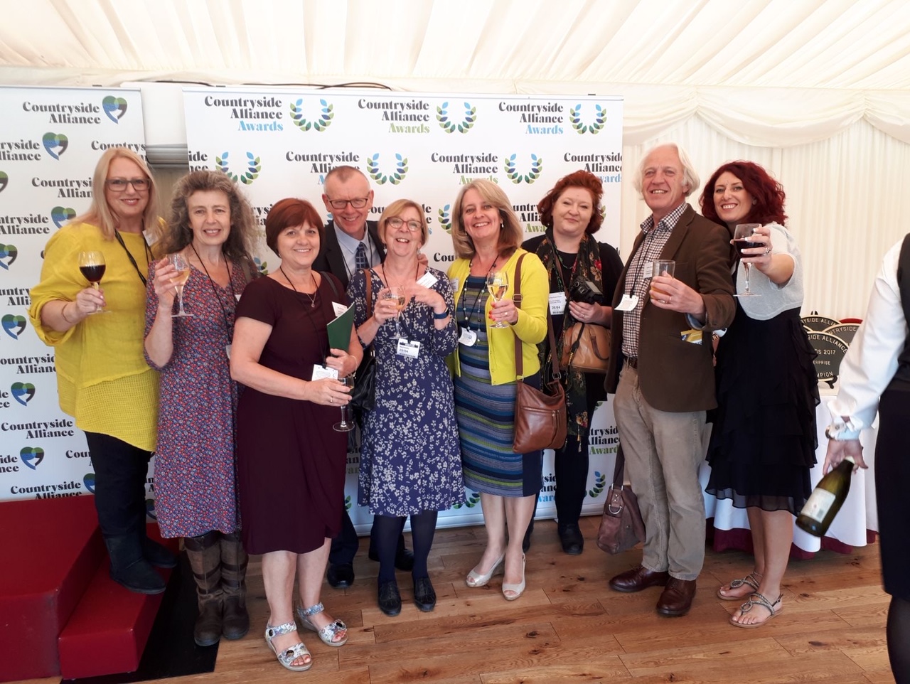 Happy winners at Countryside Alliance Awards